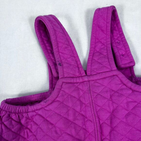 Sesame Street Zoe Quilted Overalls Hot Pink Size 18M - Picture 5 of 6